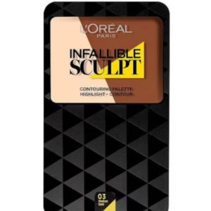 Paleta de conturare L’Oréal Paris Make-up 03 Mediu spre Mat 10g