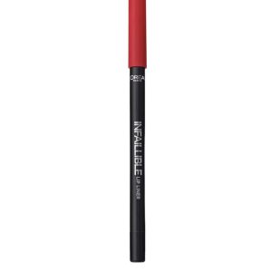 Creion de buze L'Oreal Paris Infaillible Lip Liner 105 Red Fiction, 7 g