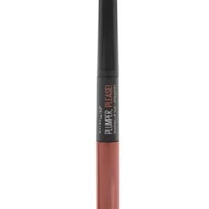 Lipgloss si liner, Maybelline, Plumper Please Duo, 205-Close-up, 4 ml+ 1g